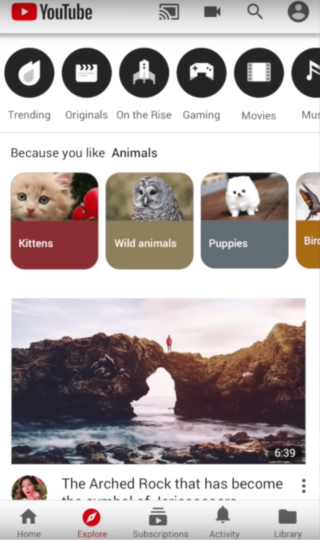 YouTube expands test of its Instagramlike Explore tab to more devices 