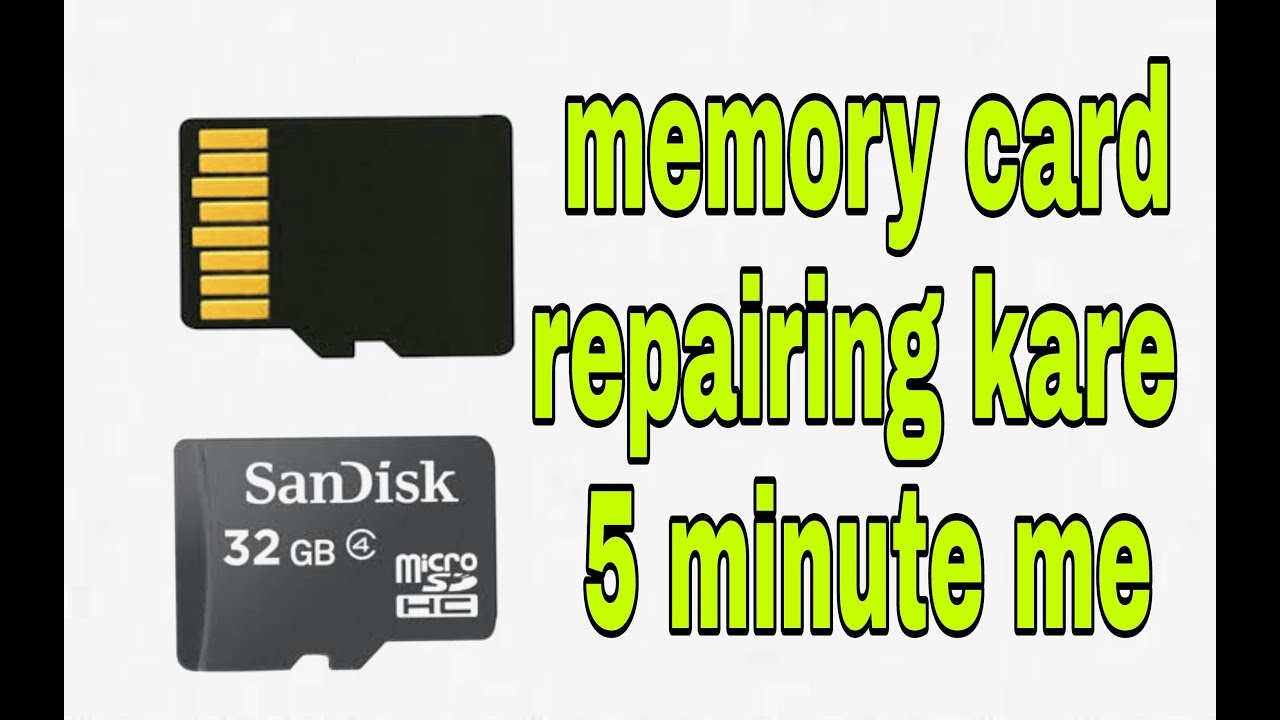 How to repair memory card in 5 minute 2 tips repair corrupted memory 