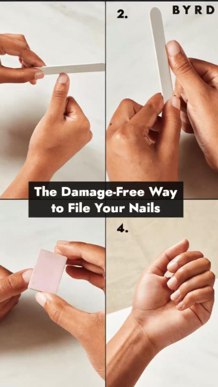 The Right Way to File Nails Round Square or Squoval Shapes