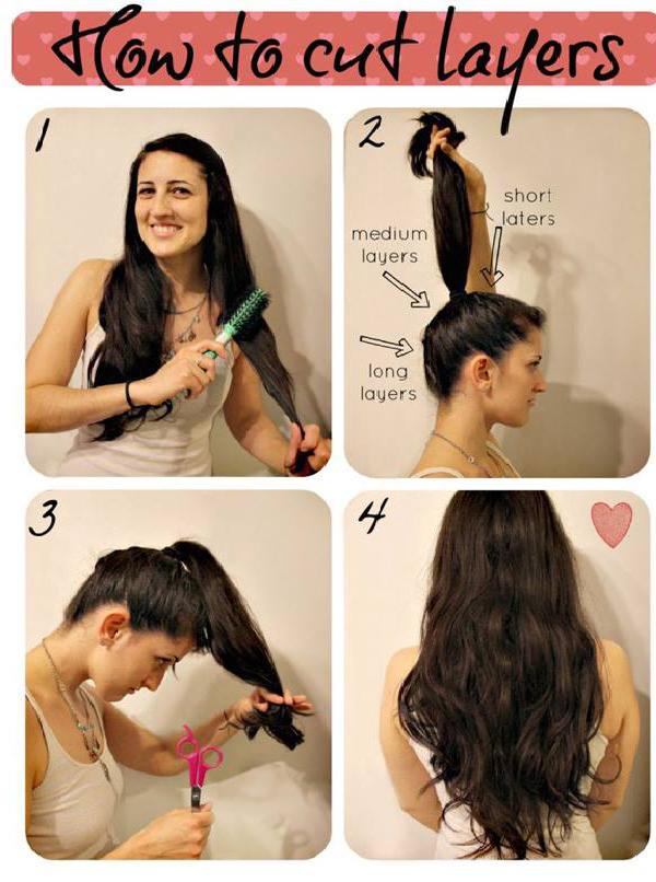 How to Cut Long Hair in Layers with a Simple Dailymotion Guide for Beginners