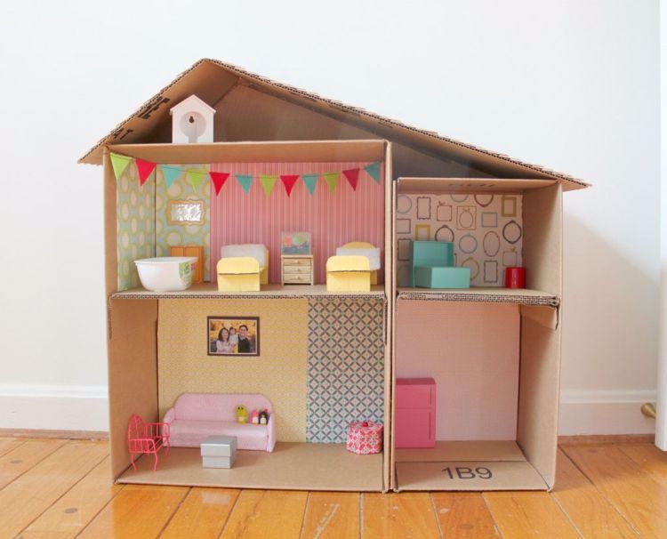 How to Make a Dollhouse with Cardboard – Simple Step-by-Step Tutorial