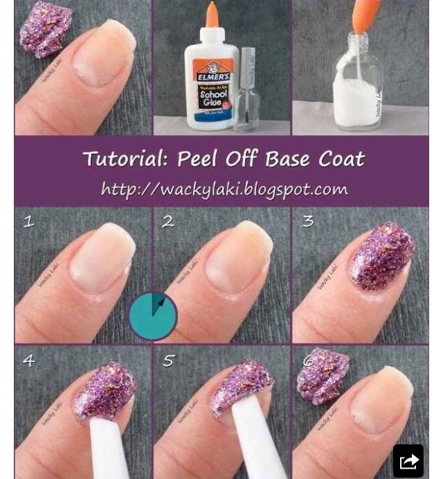 How To Make Your Own Peeloff Nail Polish   Diy beauty hacks 