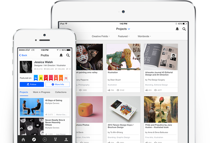 How to Download Images from Behance App