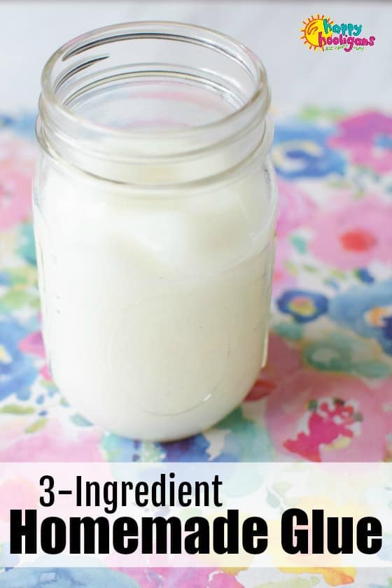 How to Make Homemade Glue with 3 Ingredients  Happy Hooligans