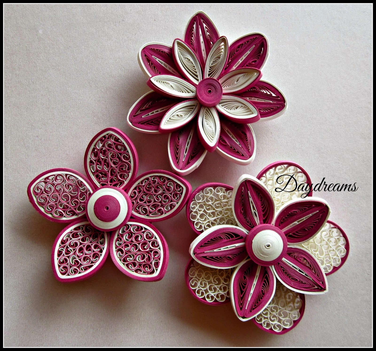 DAYDREAMS For my love for Quilled flowers