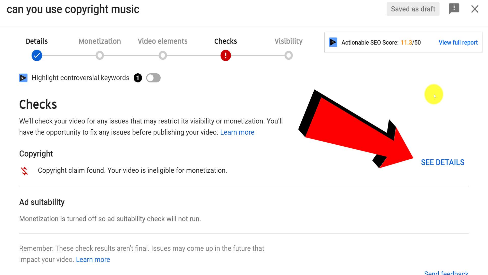 Determining Copyright Status of Songs on YouTube