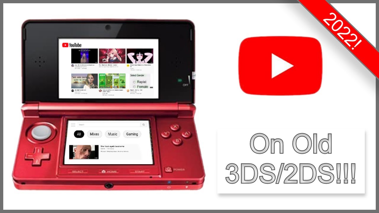 How to watch YouTube on an Old Nintendo 3DS  2DS in 2022 OUTDATED 