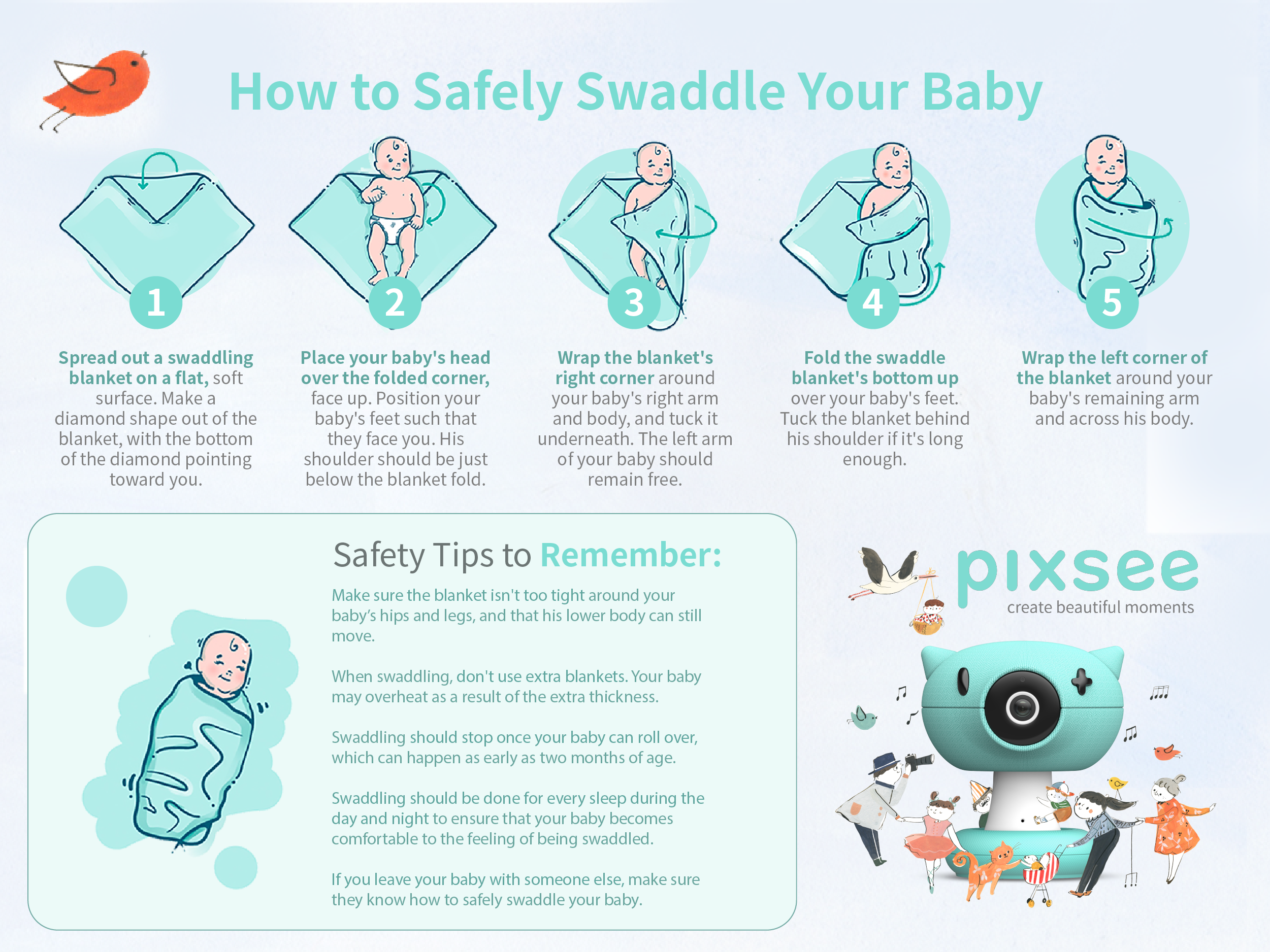 How to Swaddle Your Baby And Why Theyll Love it