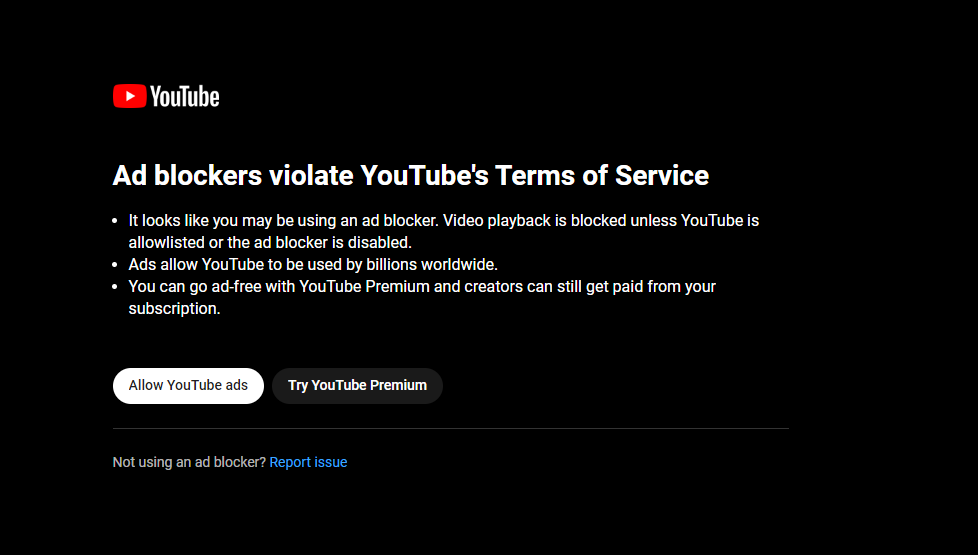 Suddenly getting Ad blockers are not allowed on YouTube  Page 3  Ad 