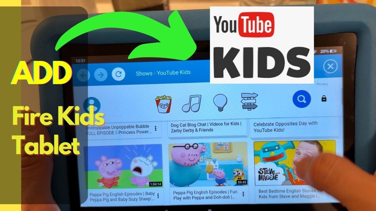 How to Add YouTube Kids to Your Fire Tablet