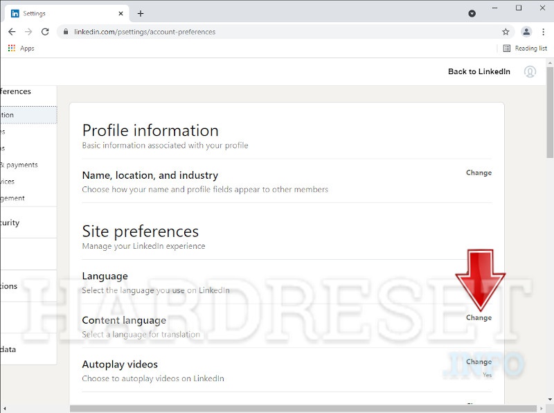 How to Change Content Language in Linkedin  HardResetinfo