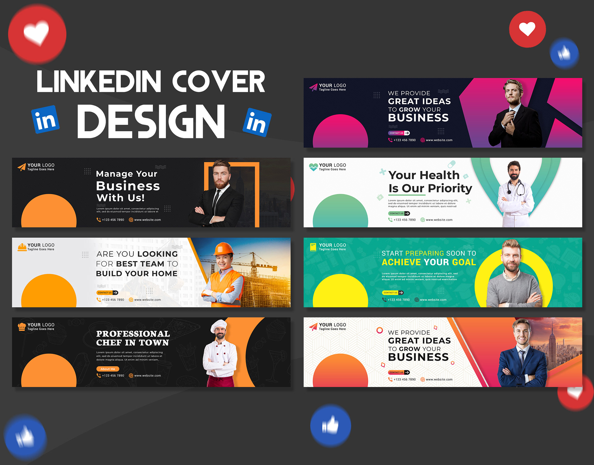 LinkedIn Cover Design  Behance