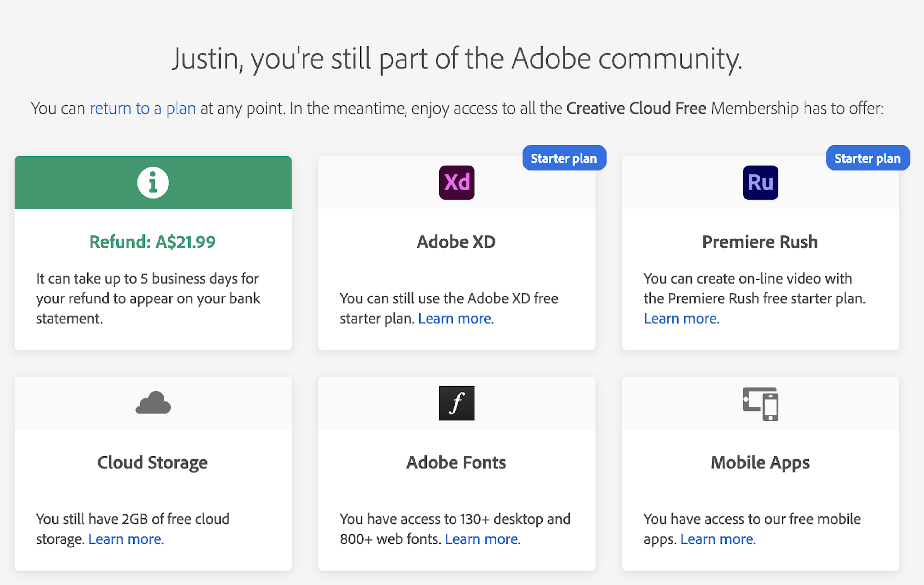 Cancel Adobe without paying the cancellation fee