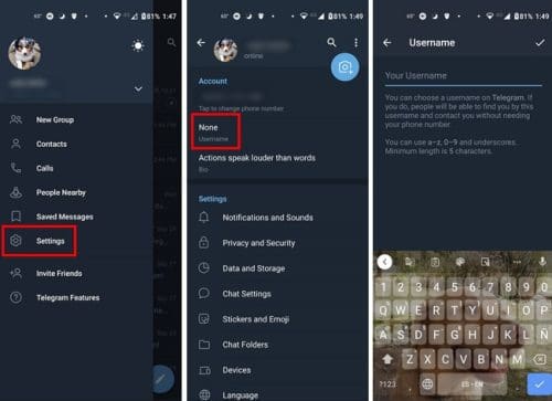 How to Create a Username on Telegram  Technipages