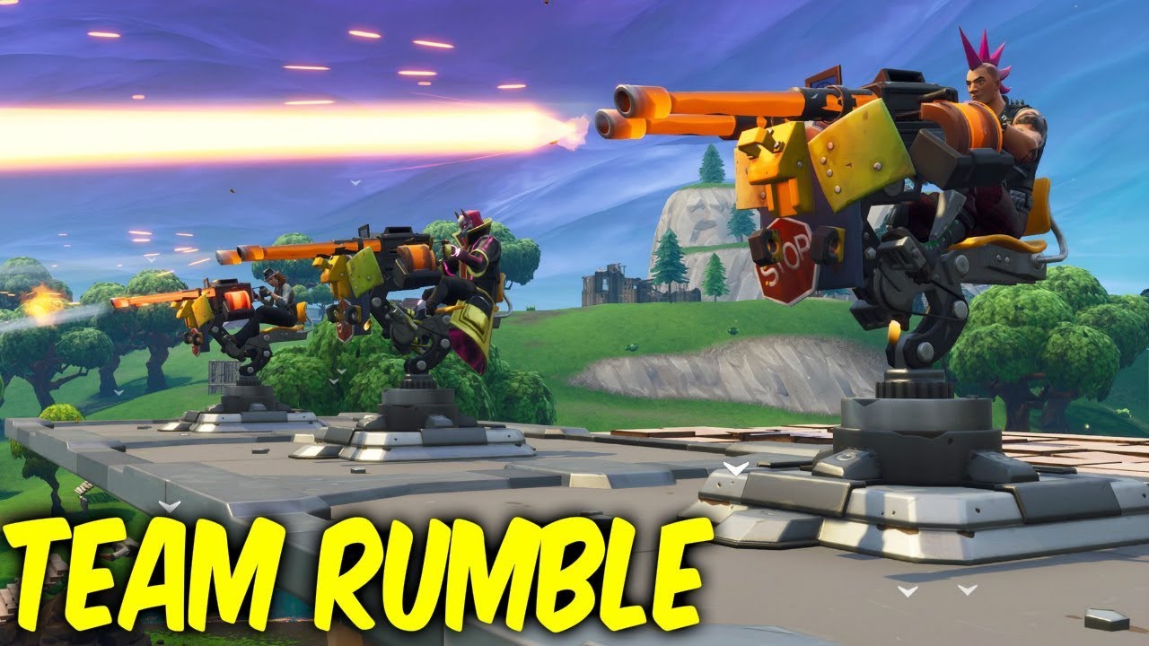 Fortnite team rumble gameplayNEW LTM  YouTube