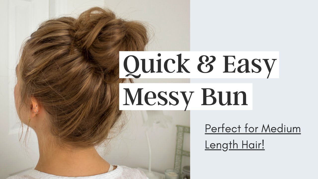 How to Create a Stylish Messy Hair Bun