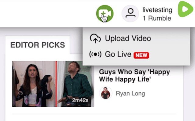 How to Go Live on Rumble Mobile