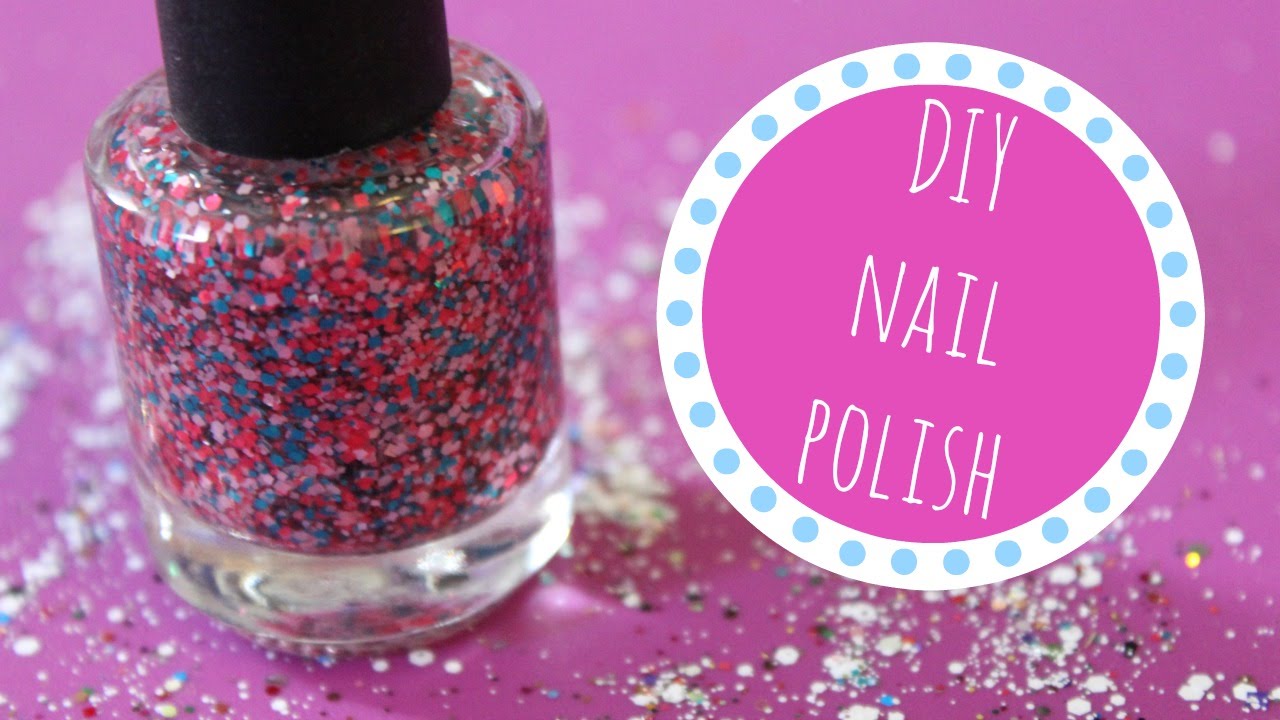 HOW TO MAKE YOUR OWN DIY NAIL POLISH  Allie Young  YouTube