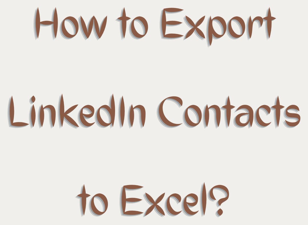 Export LinkedIn Contacts Short Guide  Resume Writing Lab