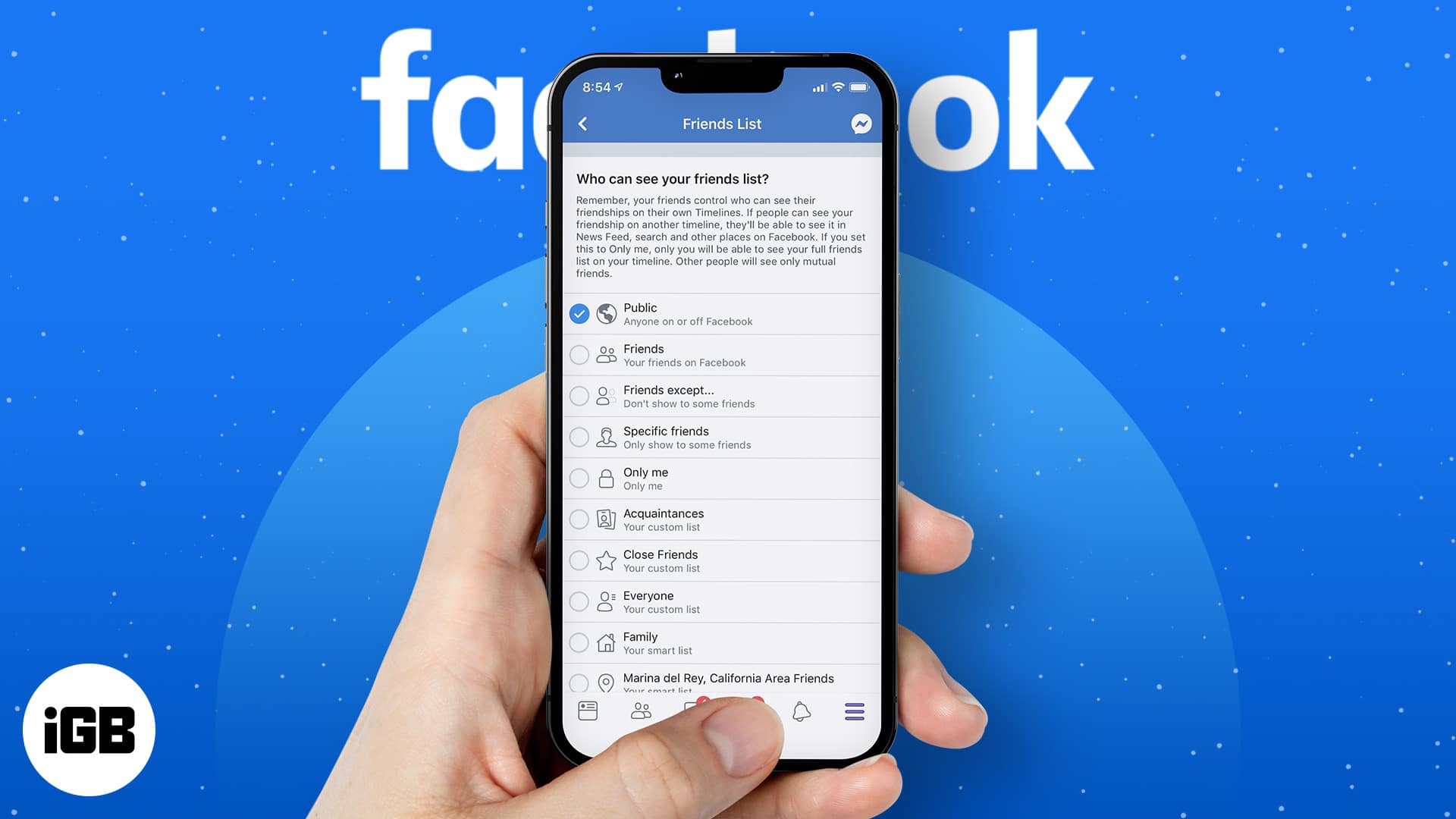 Tips for Concealing Your Facebook Friend List on Mobile Devices