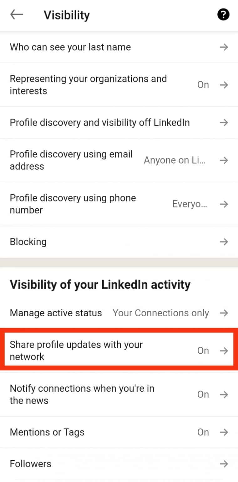 How To Update LinkedIn Profile Without Notifying Contacts  ITGeared