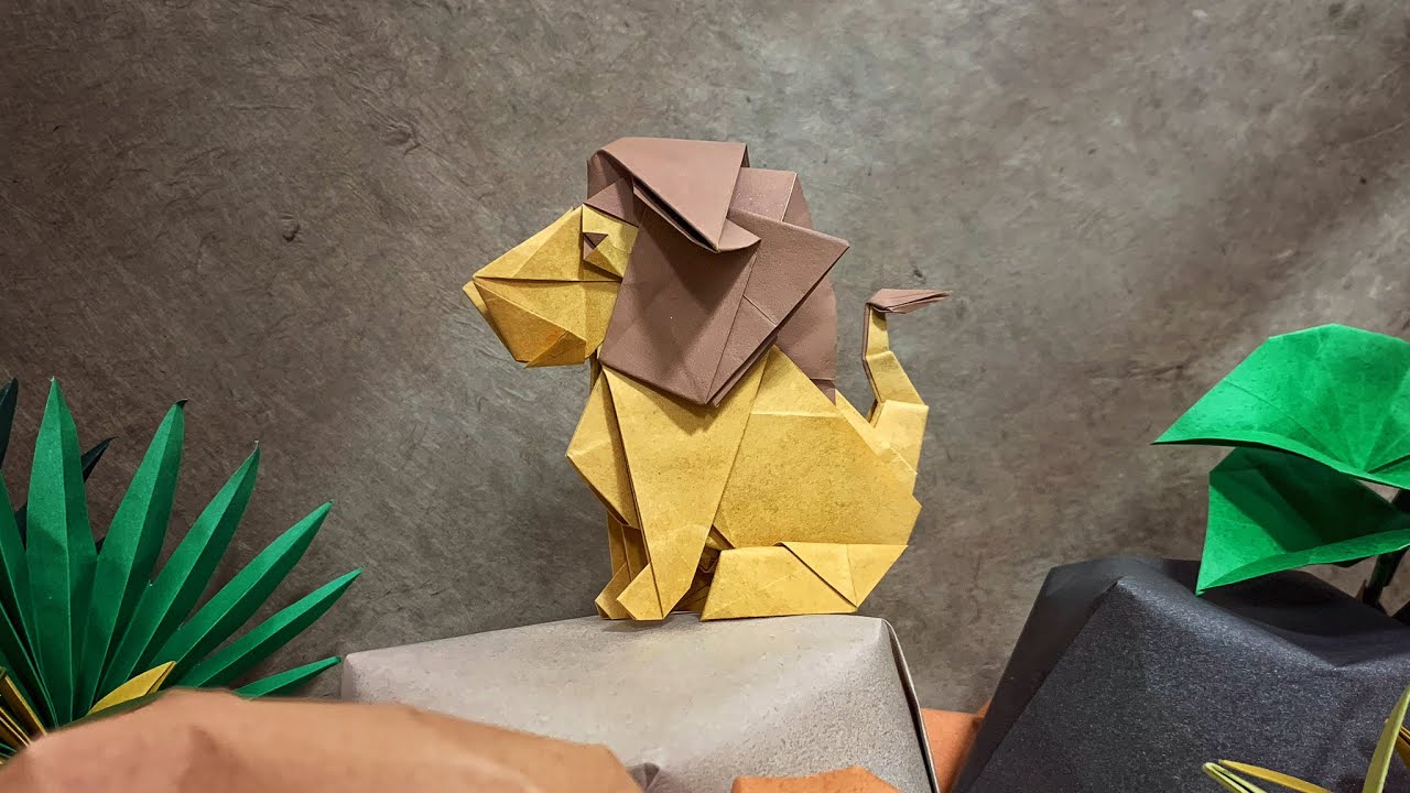 Crafting an Origami Lion with Dailymotion Tutorials