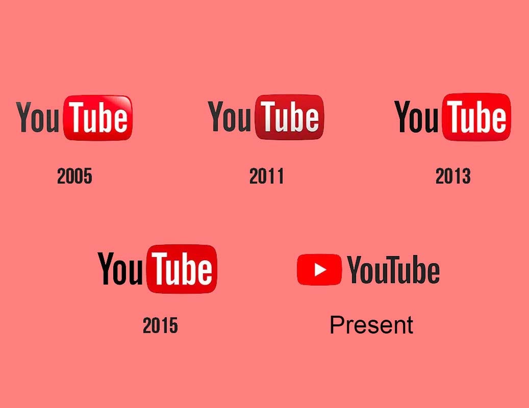 YouTube Logo Design  History Meaning and Evolution  by Williambates 