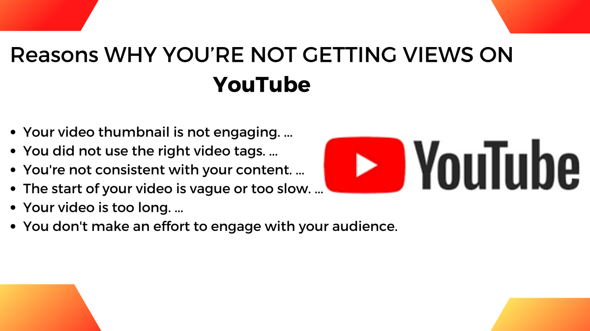 Reasons why you are not getting viewers on You tube  INNOGENX