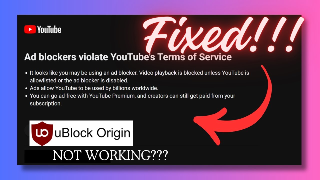 How to Block  Skip YouTube Ads  Bypass YouTube Adblocker  uBlock not 