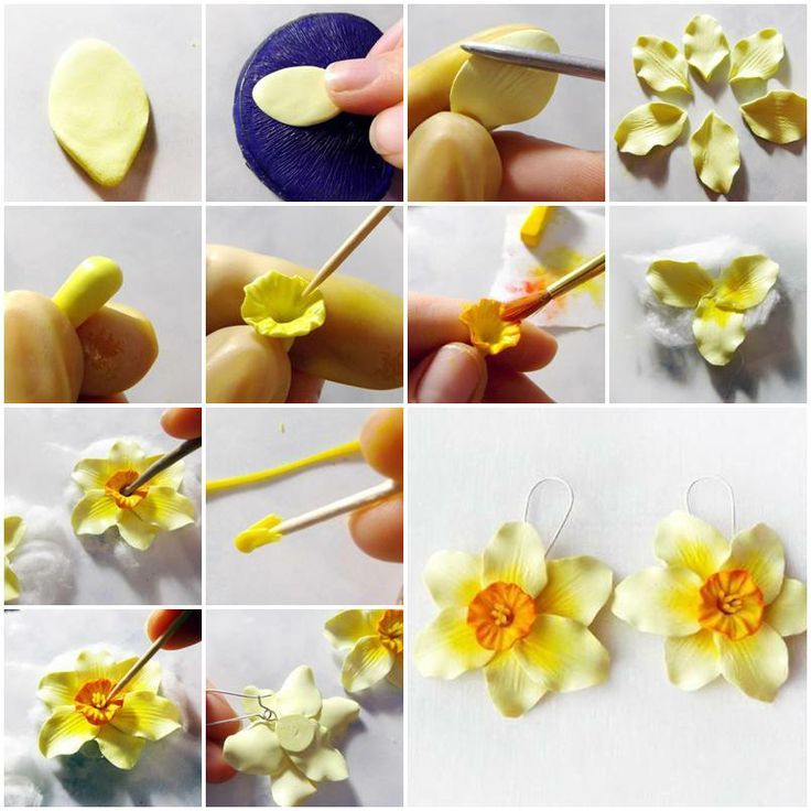 How to Make Clay Flowers Fun Craft Tutorial on Dailymotion