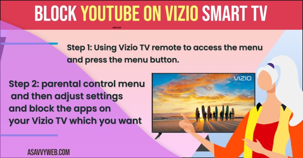 How to Block YouTube on Vizio Smart TV  A Savvy Web