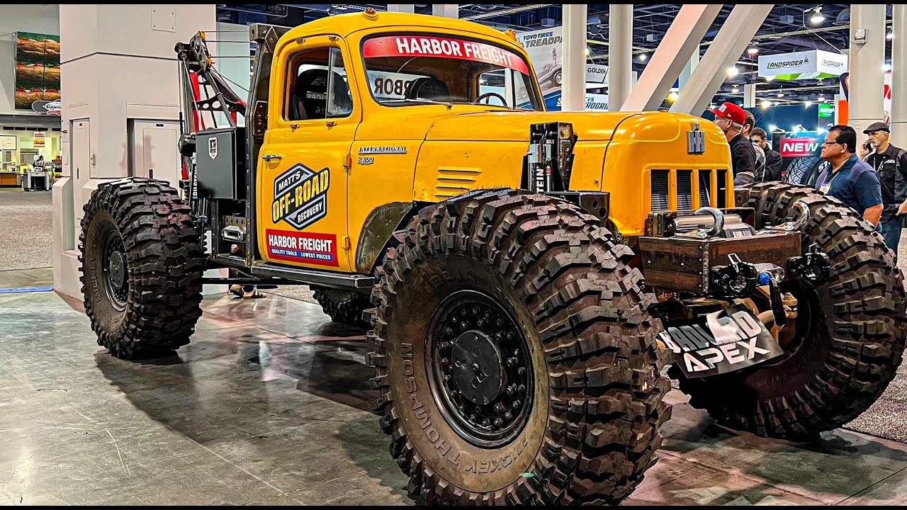 Worlds Largest Off Road Wrecker Takes Over SEMA  YouTube