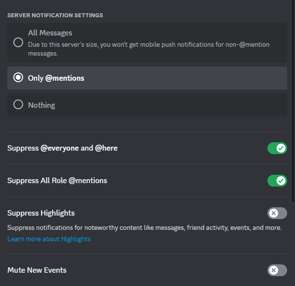 Understanding notifications settings  rdiscordapp