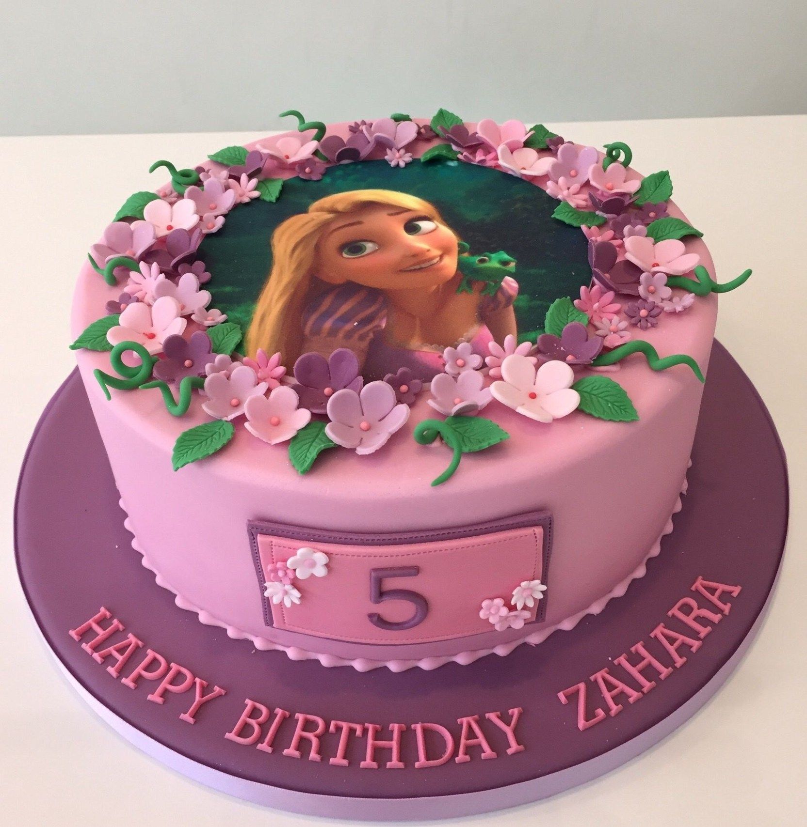 Rapunzel Birthday Cake Tangled Rapunzel Edible Image Birthday Cake 