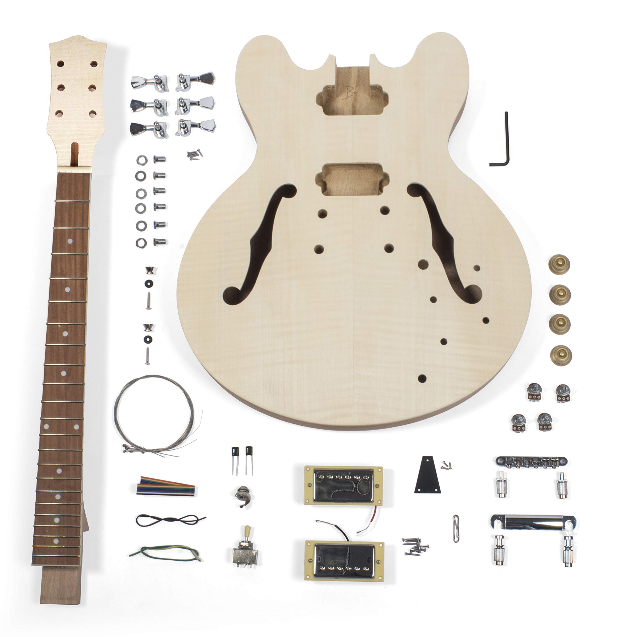 StewMac Build Your Own DIY 335Style Electric Guitar Kit 