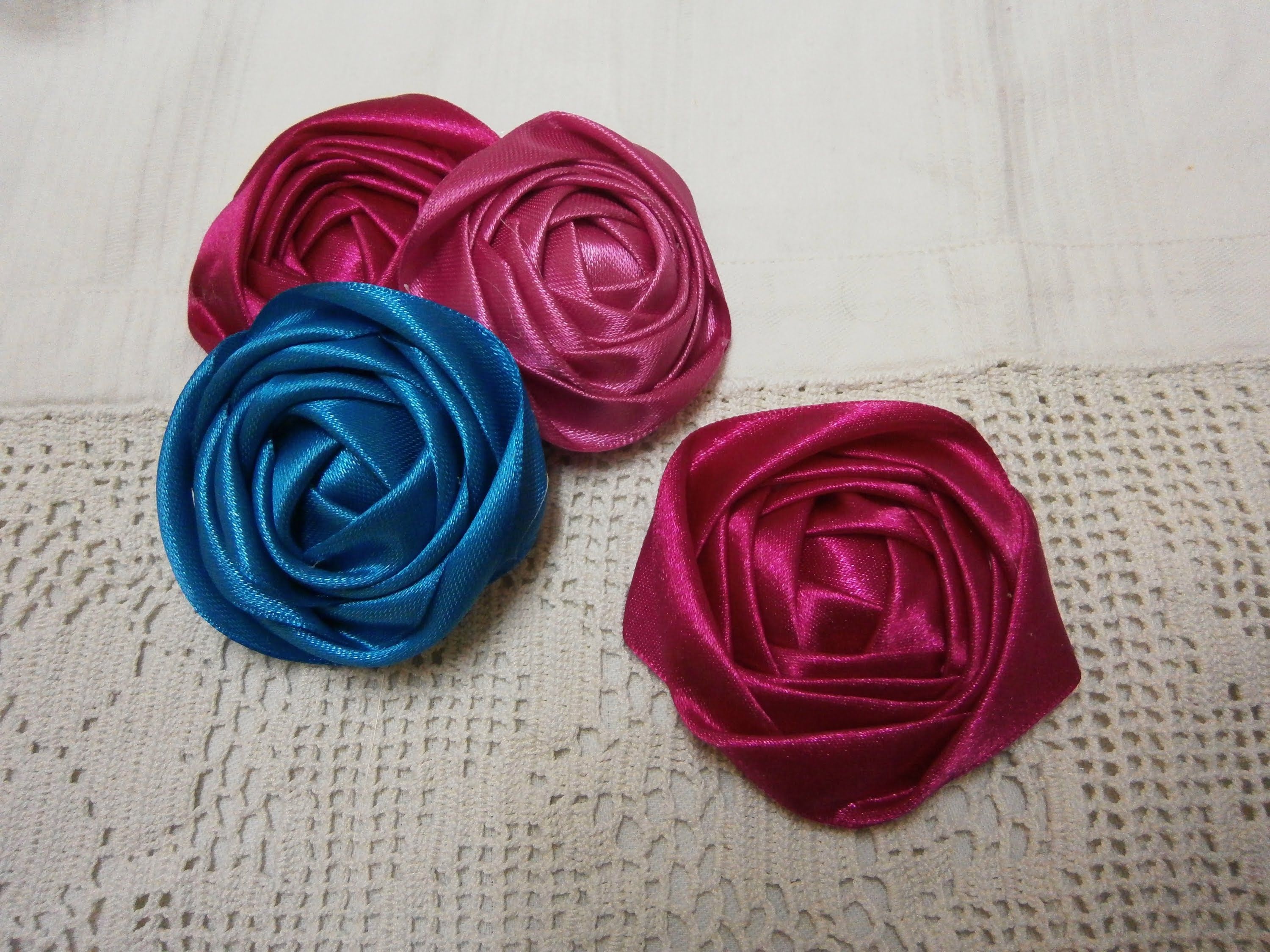 Easy DIY Video Guide to Making Small Ribbon Roses