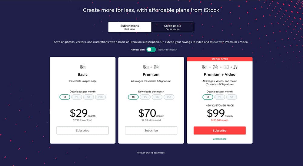 iStock Pricing Guide for New Users