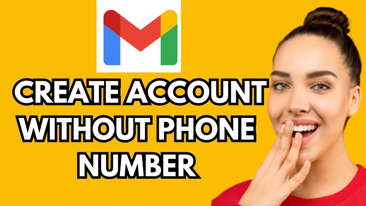 How To Create Google Account Without Phone Number  YouTube