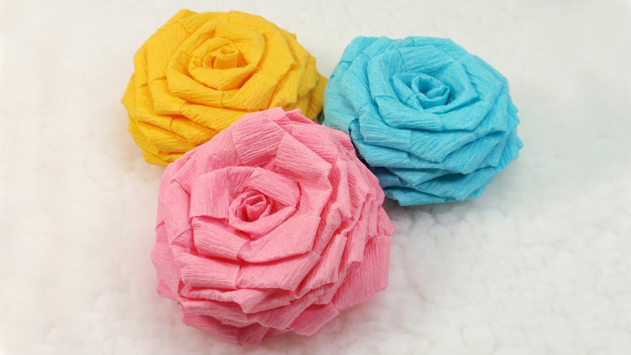 How to Create Beautiful Crepe Paper Flowers with This Fun Craft Tutorial