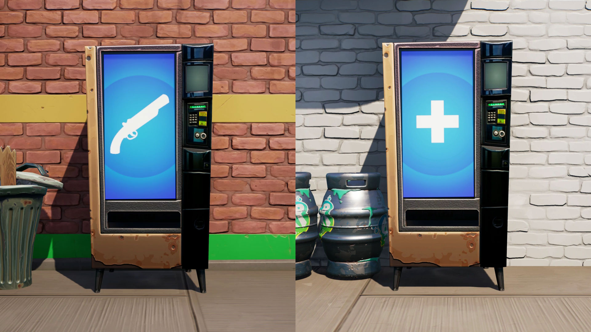 Vending Machines in Team Rumble Mode in Fortnite