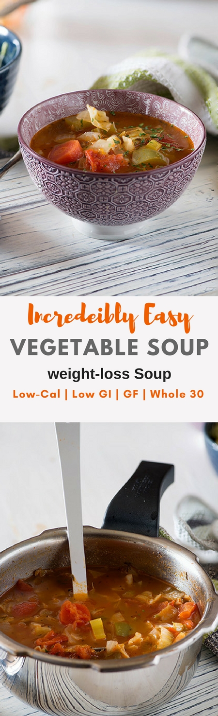 Vegetable Weight Loss Soup Recipe  Pressure Cooker  My Tasty Curry