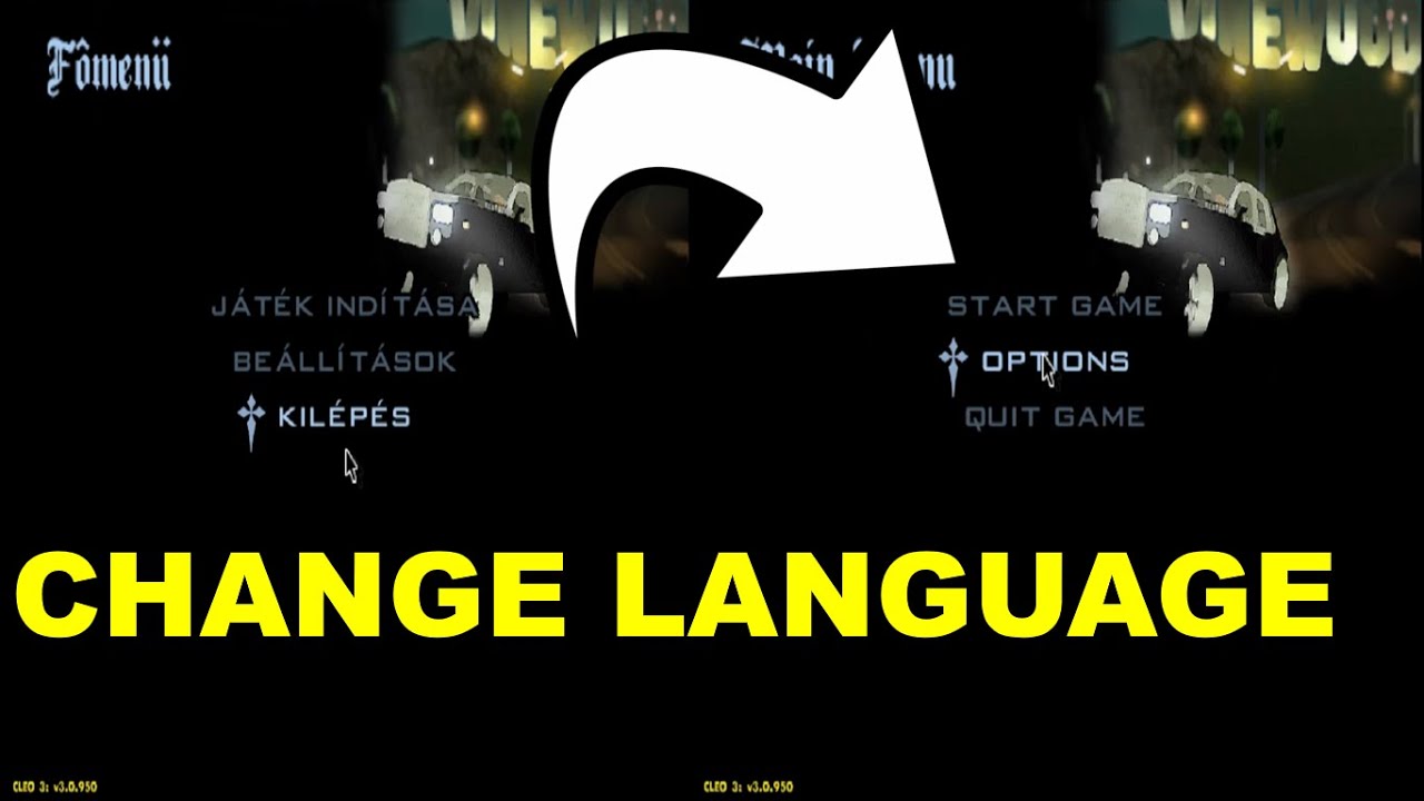 How to change language of GTA SAN ANDREAS  Griffin Gamerz  YouTube