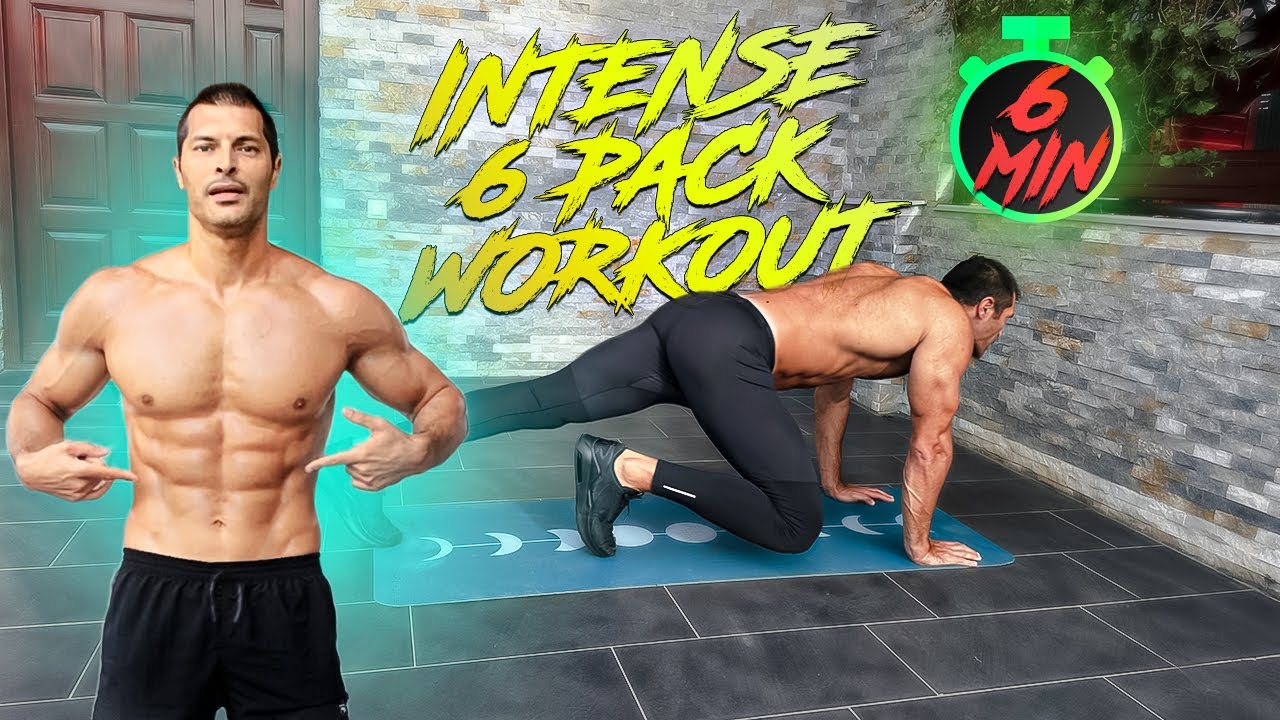 6 Minute  6 Pack ABS Workout At Home  YouTube