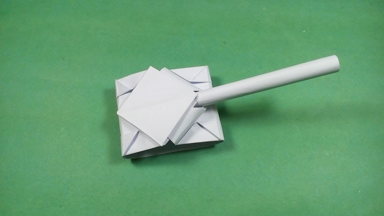 How to Make a Paper Tank Step by Step