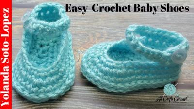 How to Make Crochet Baby Shoes Step by Step