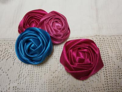Easy DIY Ribbon Flower Tutorial