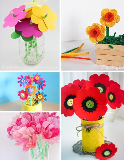 Creative DIY Net Flower Craft Ideas