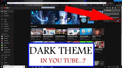 Disabling the Dark Theme in YouTube as a Beginner