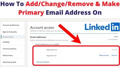 Resolving Issues with Changing Your Primary Email on LinkedIn