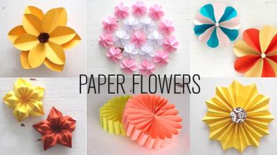 Creating Beautiful Paper Flowers on Dailymotion